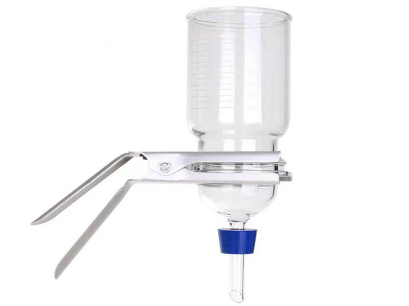 1000ml 玻璃過(guò)濾漏斗 磨砂玻璃支撐層